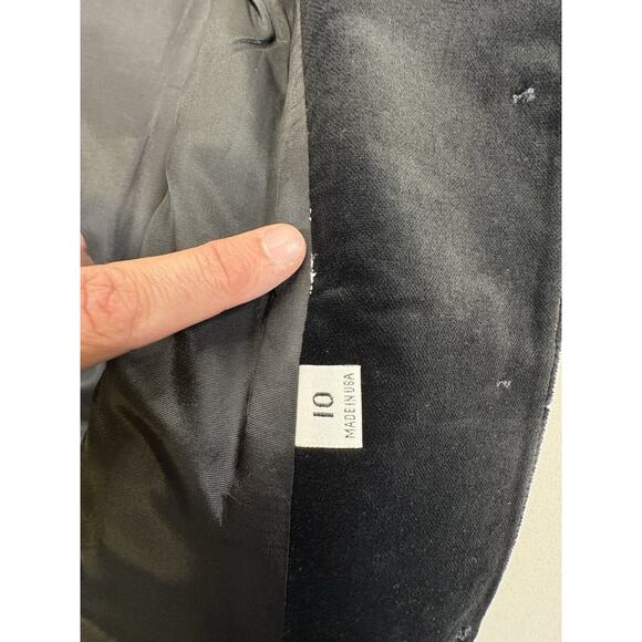 Vintage Austin Hill Black Velvet Lined Blazer Women’s 10 - Picture 7 of 7